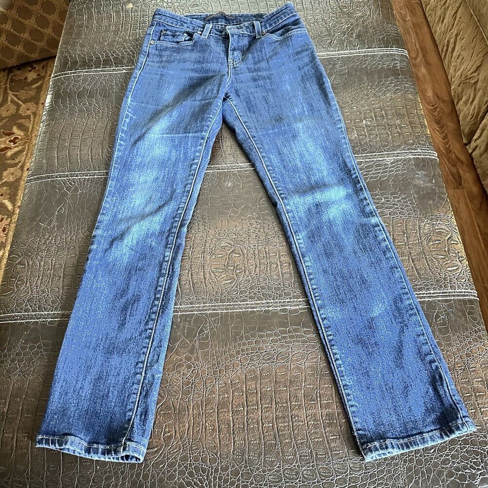 Levi's The Original Jean Mid Rise Skinny Women's Faded Dark Wash TAG SIZE 2M